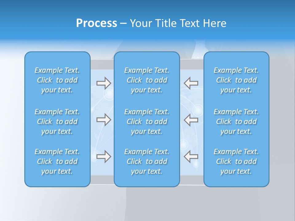 Information Electronic Pad PowerPoint Template
