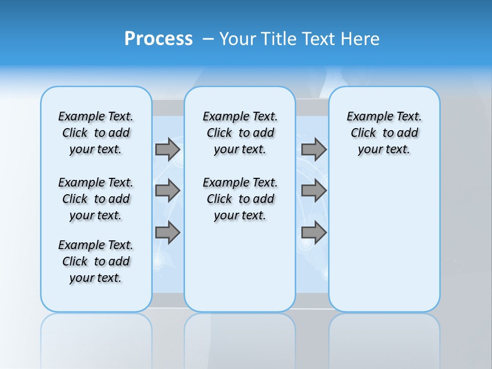 Information Electronic Pad PowerPoint Template
