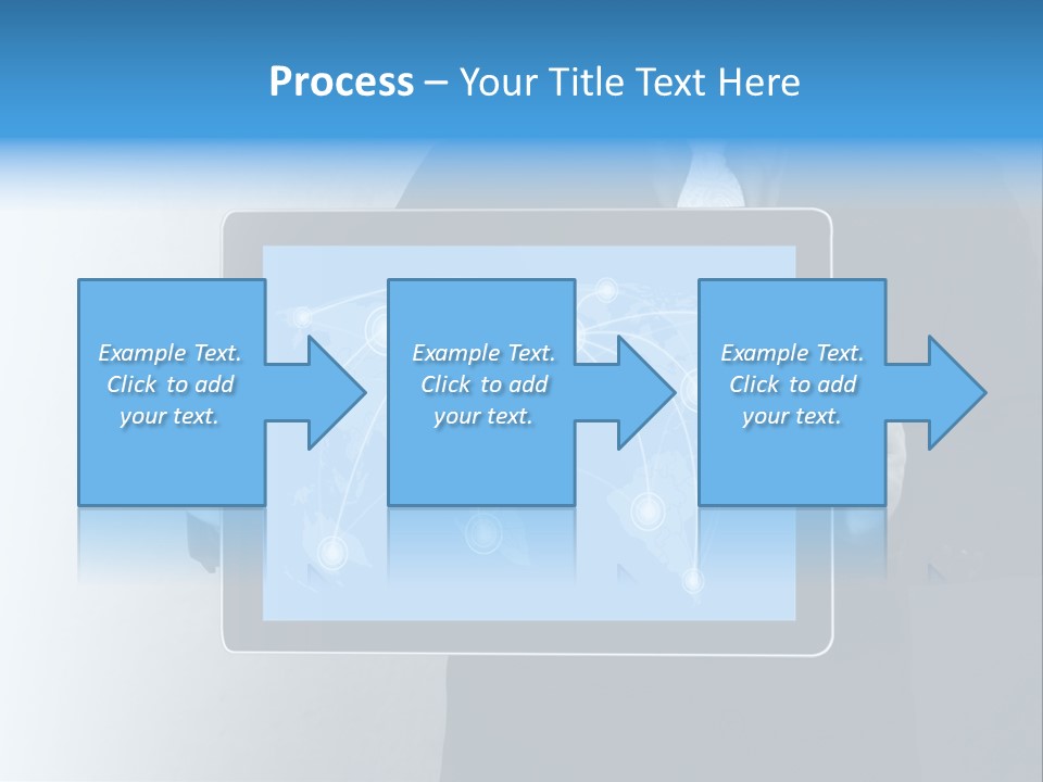 Information Electronic Pad PowerPoint Template