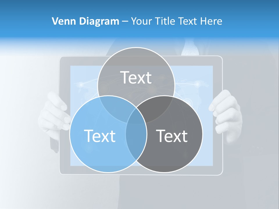 Information Electronic Pad PowerPoint Template