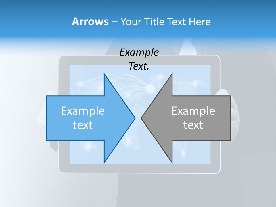 Information Electronic Pad PowerPoint Template