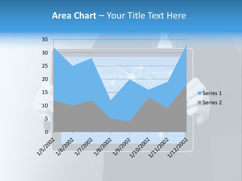 Information Electronic Pad PowerPoint Template