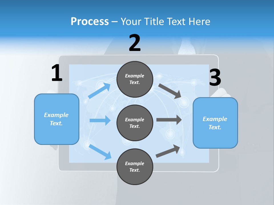 Information Electronic Pad PowerPoint Template