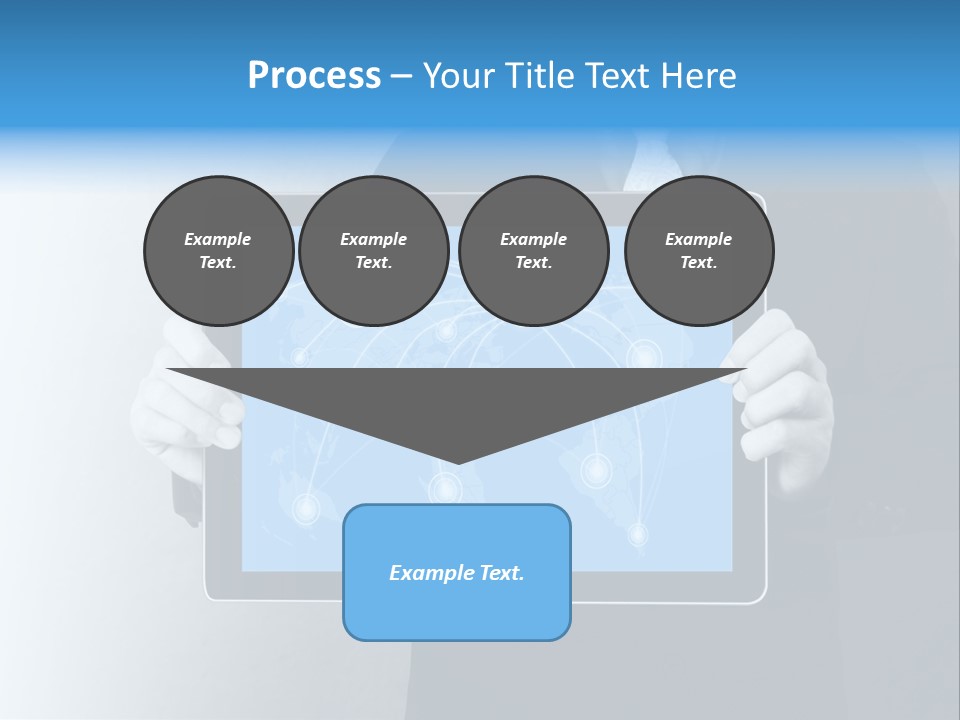 Information Electronic Pad PowerPoint Template