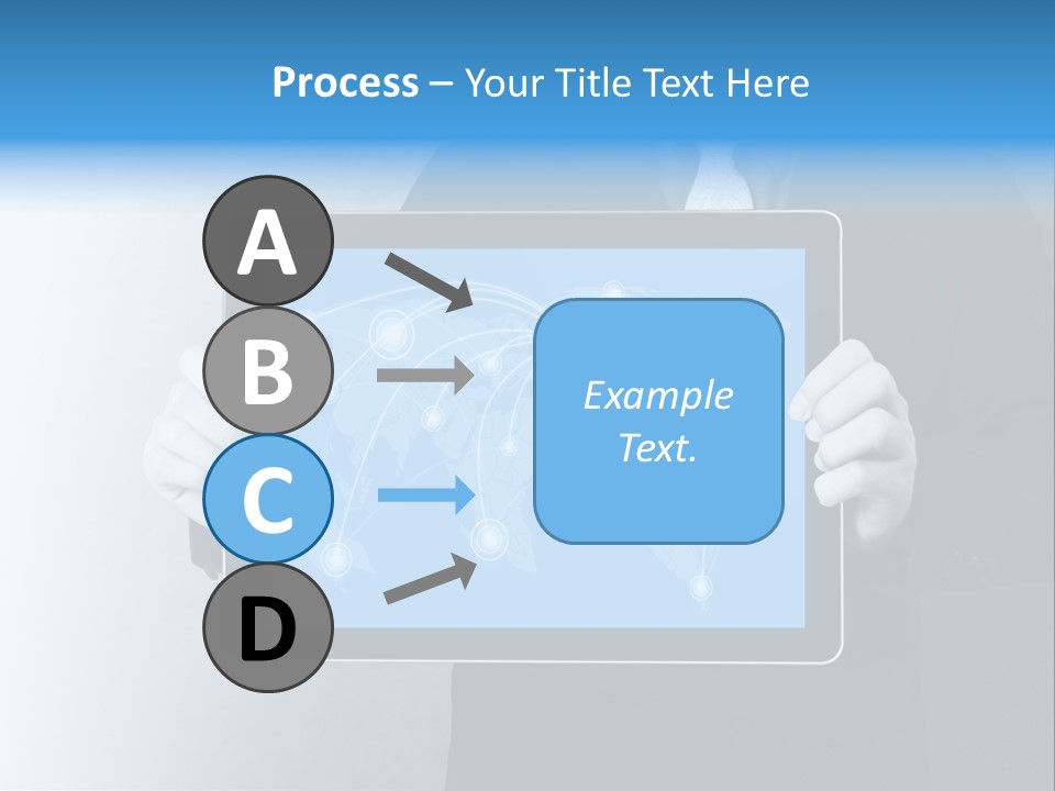 Information Electronic Pad PowerPoint Template