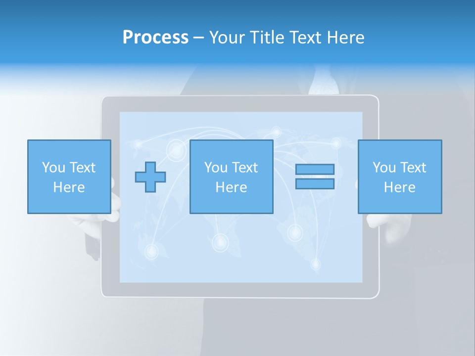 Information Electronic Pad PowerPoint Template