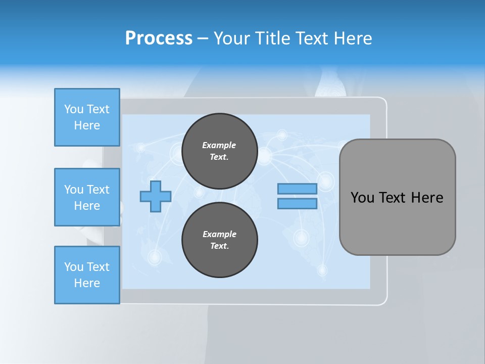 Information Electronic Pad PowerPoint Template