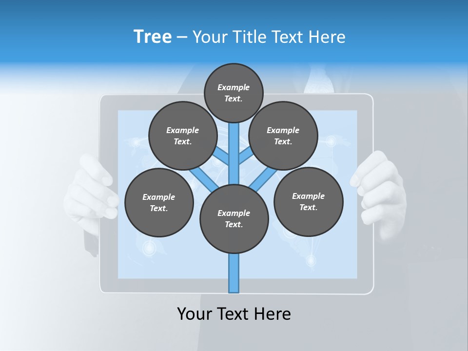 Information Electronic Pad PowerPoint Template