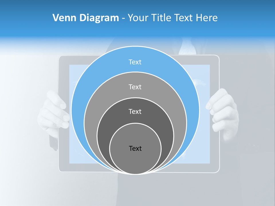 Information Electronic Pad PowerPoint Template