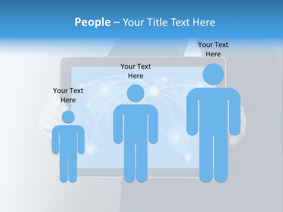 Information Electronic Pad PowerPoint Template