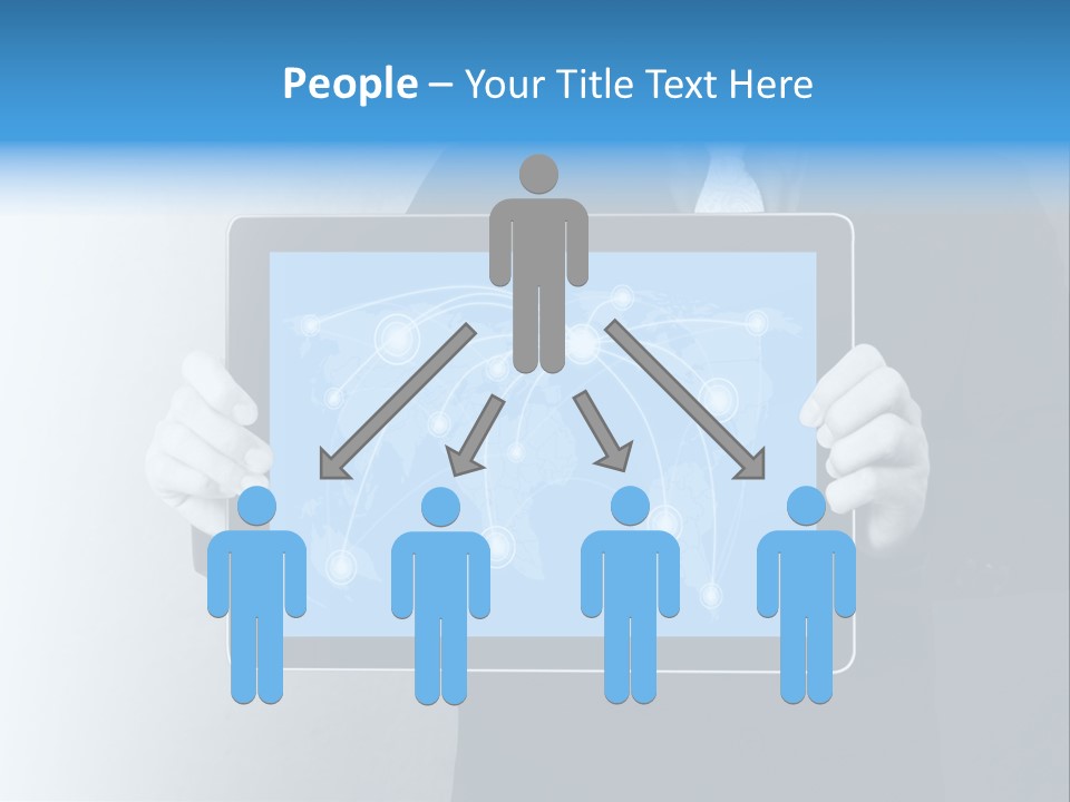 Information Electronic Pad PowerPoint Template