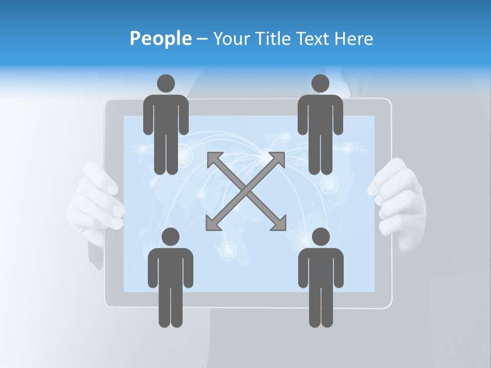 Information Electronic Pad PowerPoint Template