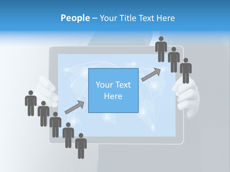 Information Electronic Pad PowerPoint Template