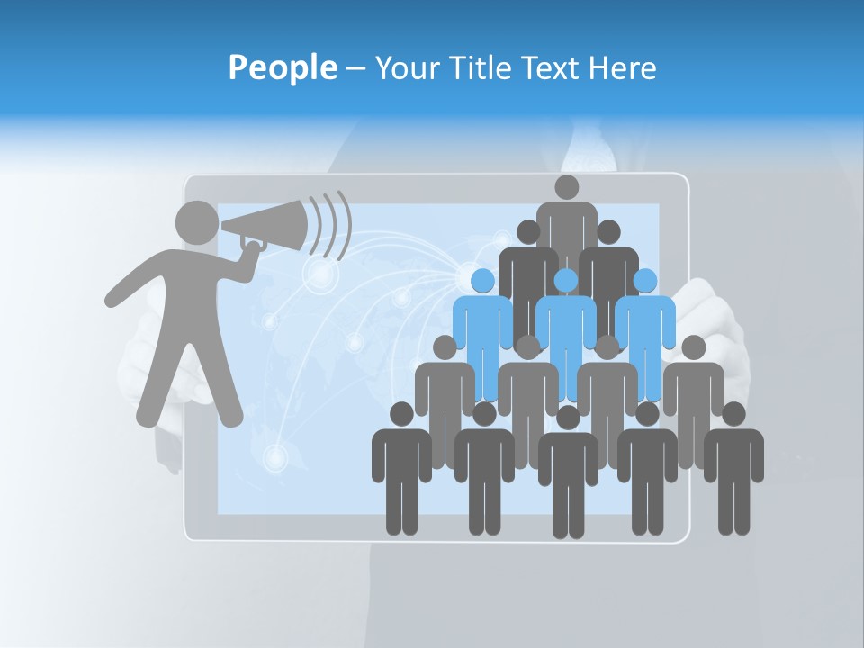 Information Electronic Pad PowerPoint Template