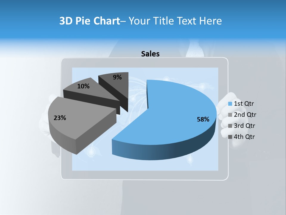 Information Electronic Pad PowerPoint Template
