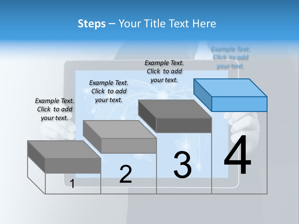 Information Electronic Pad PowerPoint Template