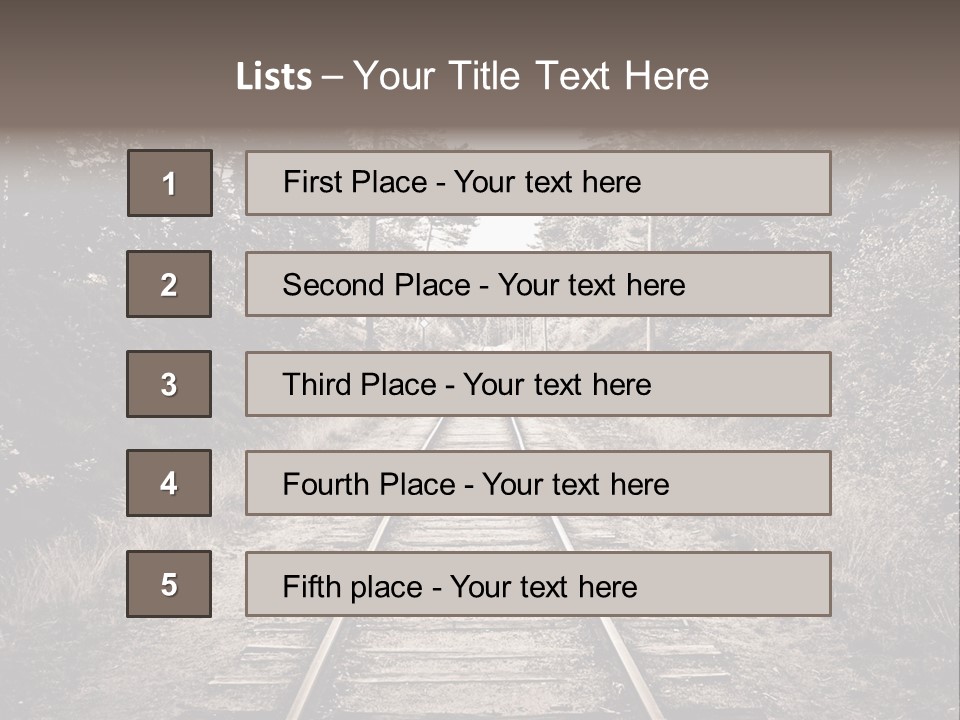 Nature Destination Landscape PowerPoint Template