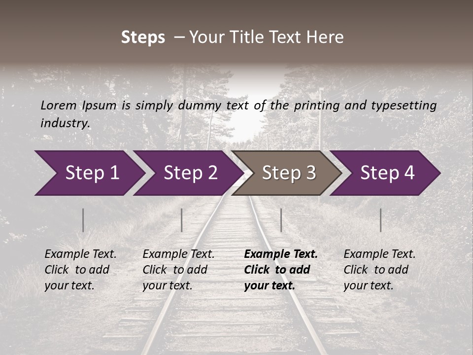 Nature Destination Landscape PowerPoint Template