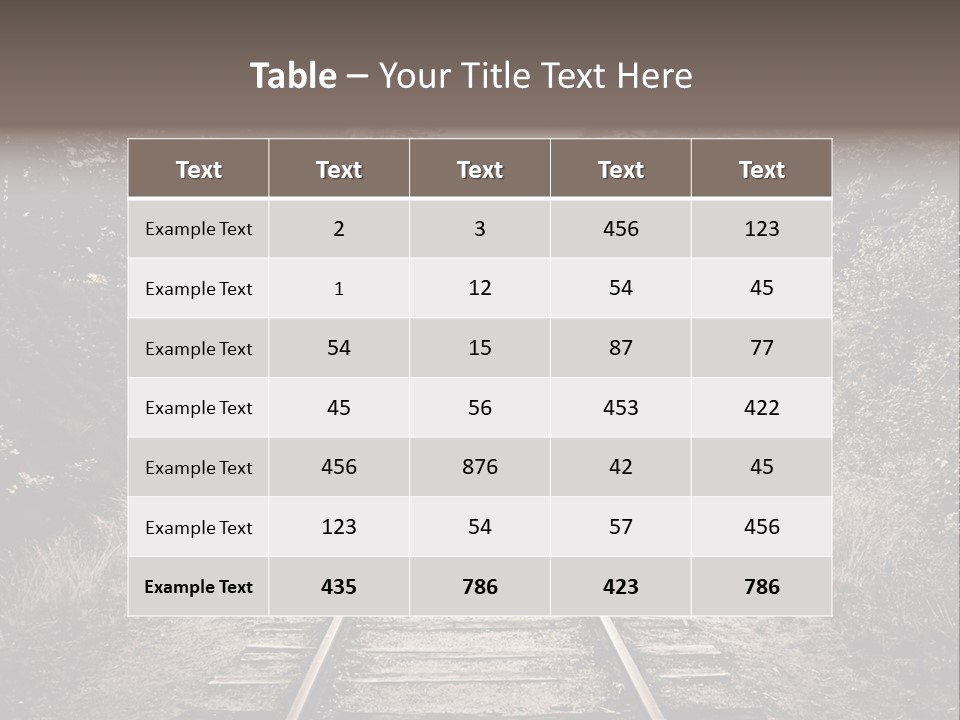 Nature Destination Landscape PowerPoint Template