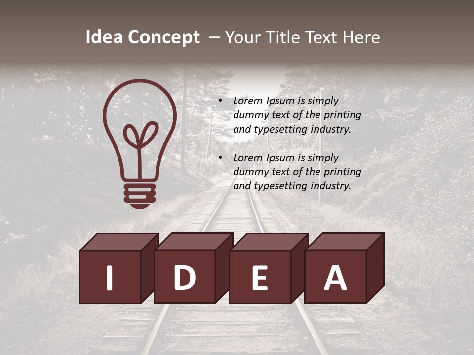 Nature Destination Landscape PowerPoint Template