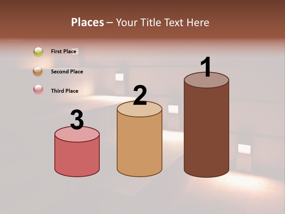 Construction Indoor Step PowerPoint Template