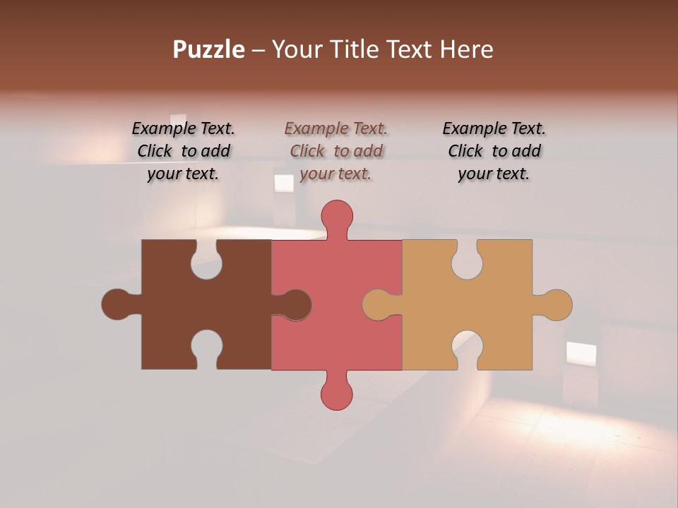 Construction Indoor Step PowerPoint Template