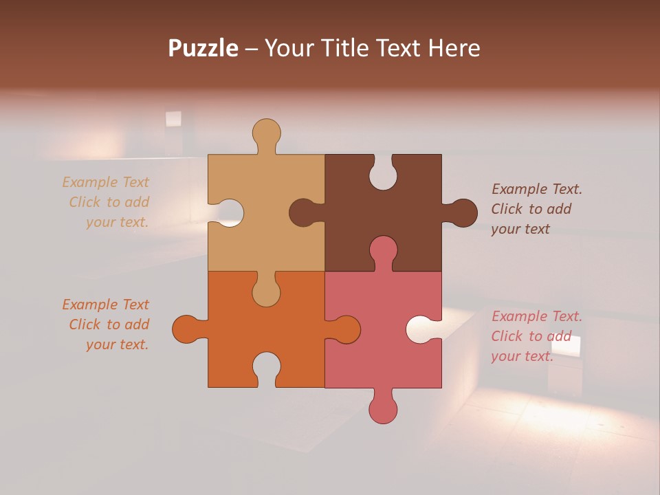 Construction Indoor Step PowerPoint Template