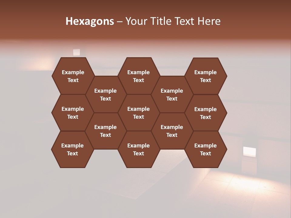 Construction Indoor Step PowerPoint Template