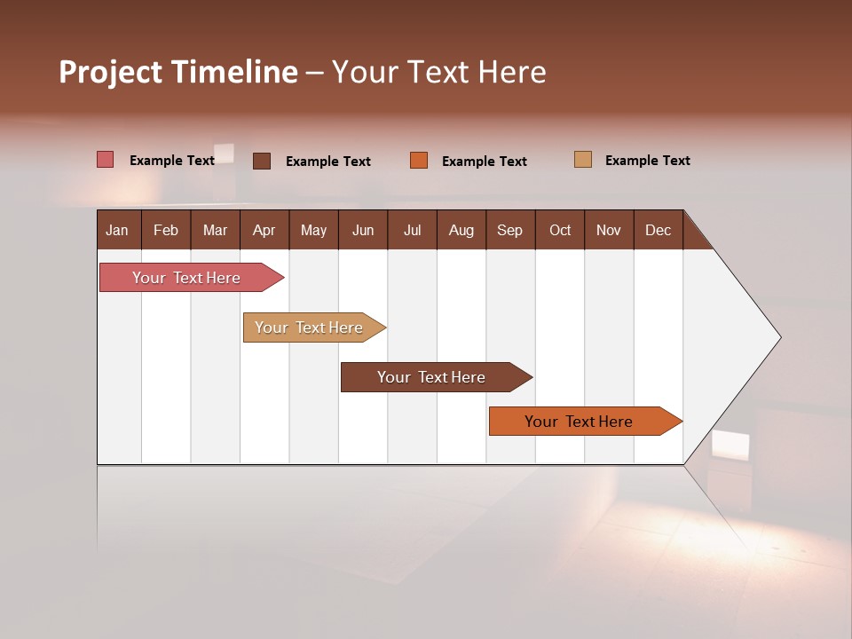 Construction Indoor Step PowerPoint Template