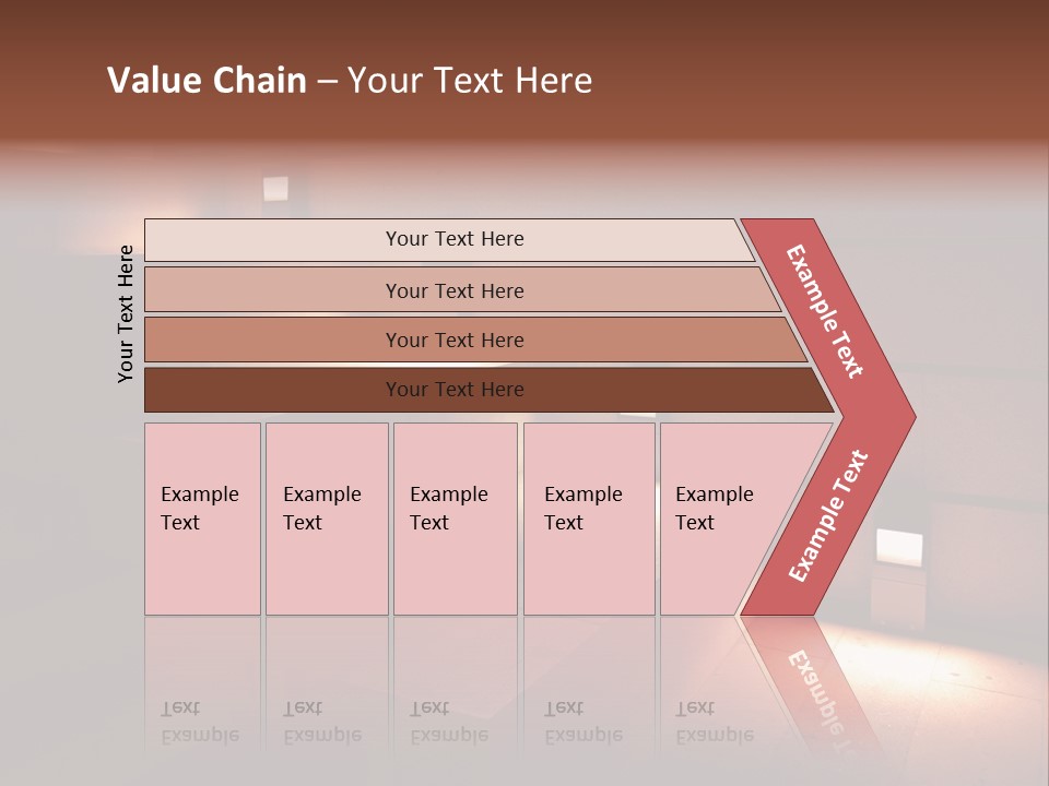 Construction Indoor Step PowerPoint Template