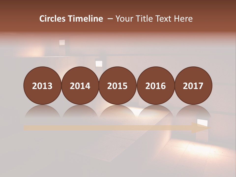 Construction Indoor Step PowerPoint Template