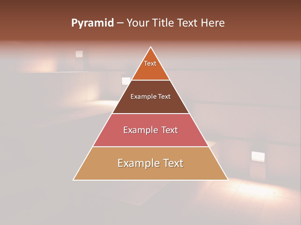 Construction Indoor Step PowerPoint Template