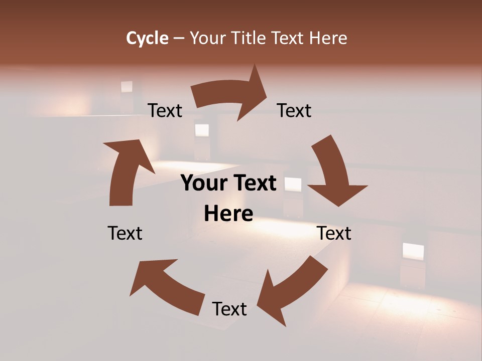 Construction Indoor Step PowerPoint Template