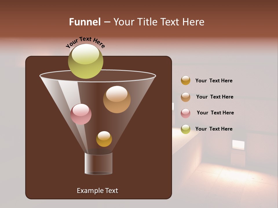 Construction Indoor Step PowerPoint Template