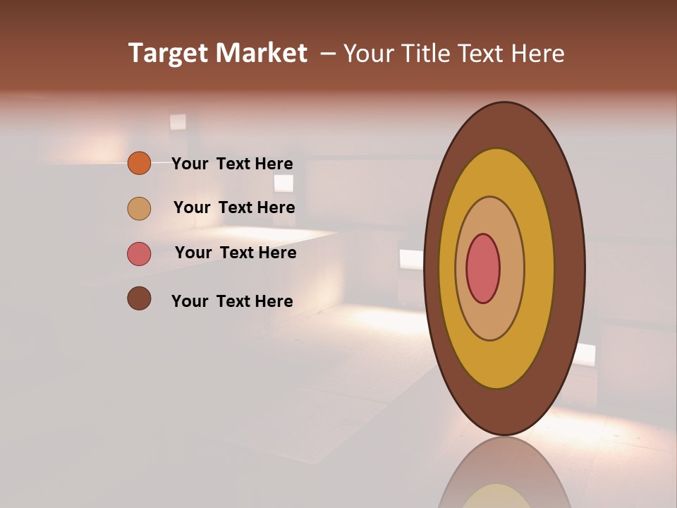 Construction Indoor Step PowerPoint Template