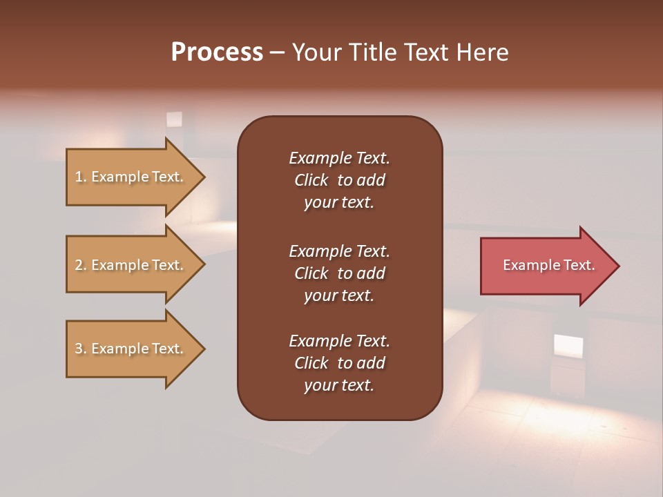 Construction Indoor Step PowerPoint Template