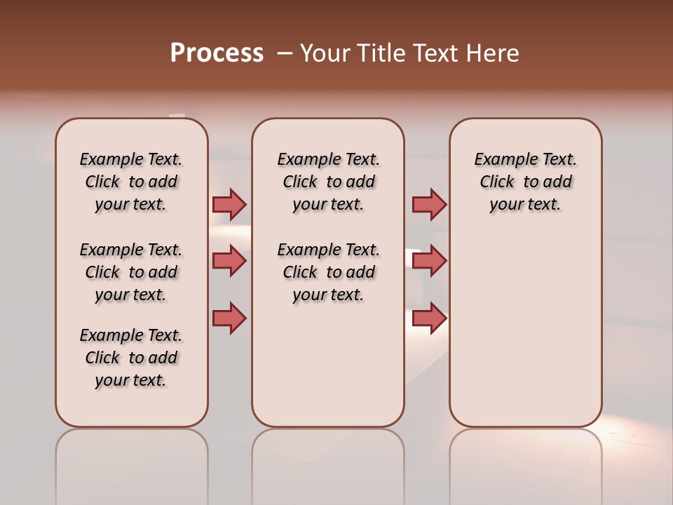 Construction Indoor Step PowerPoint Template