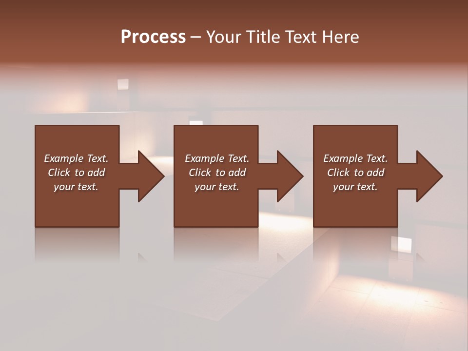 Construction Indoor Step PowerPoint Template