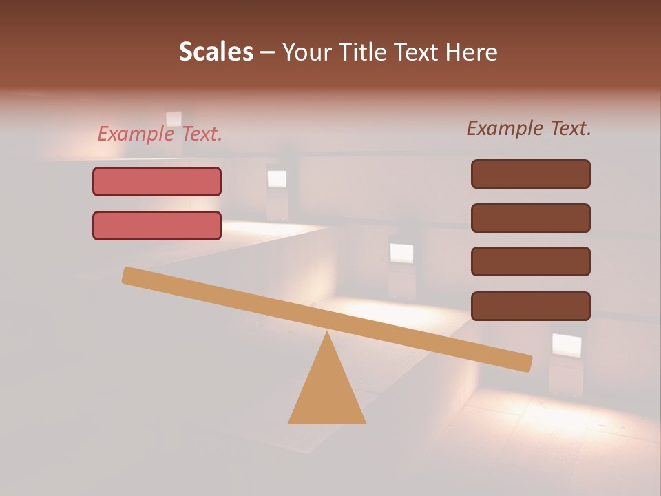 Construction Indoor Step PowerPoint Template
