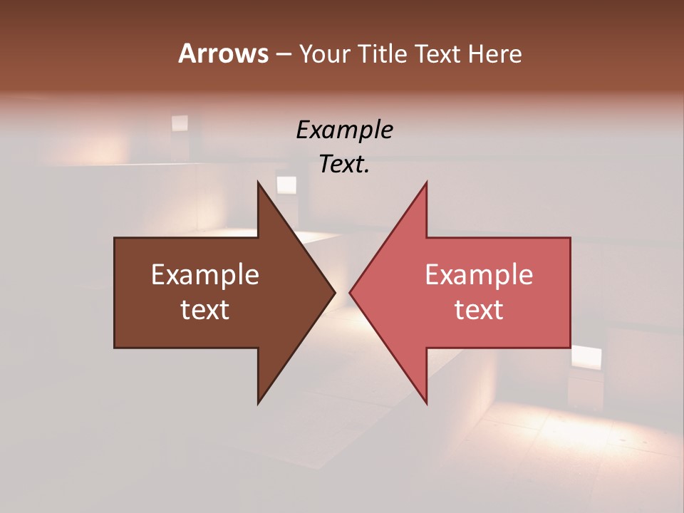 Construction Indoor Step PowerPoint Template