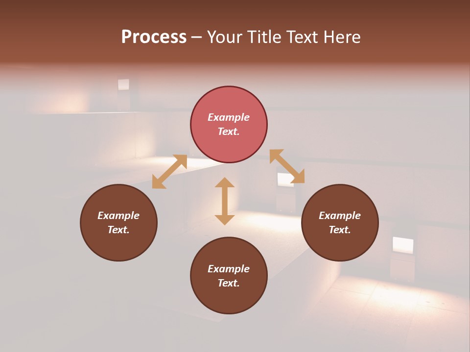 Construction Indoor Step PowerPoint Template