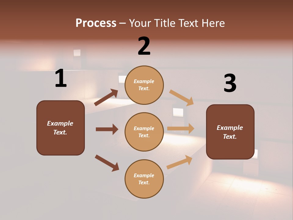 Construction Indoor Step PowerPoint Template
