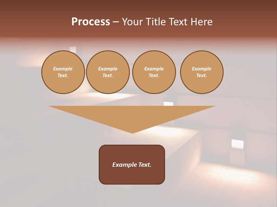 Construction Indoor Step PowerPoint Template