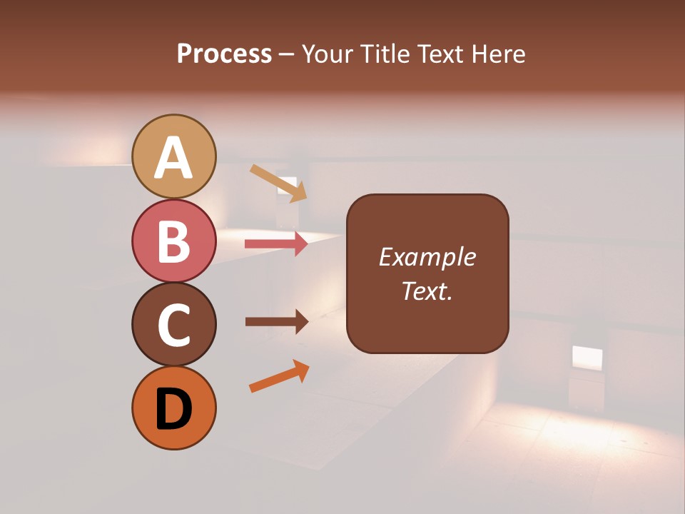 Construction Indoor Step PowerPoint Template