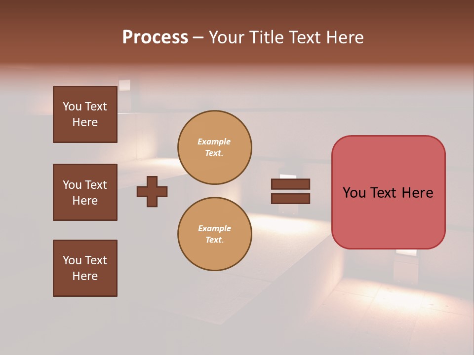Construction Indoor Step PowerPoint Template