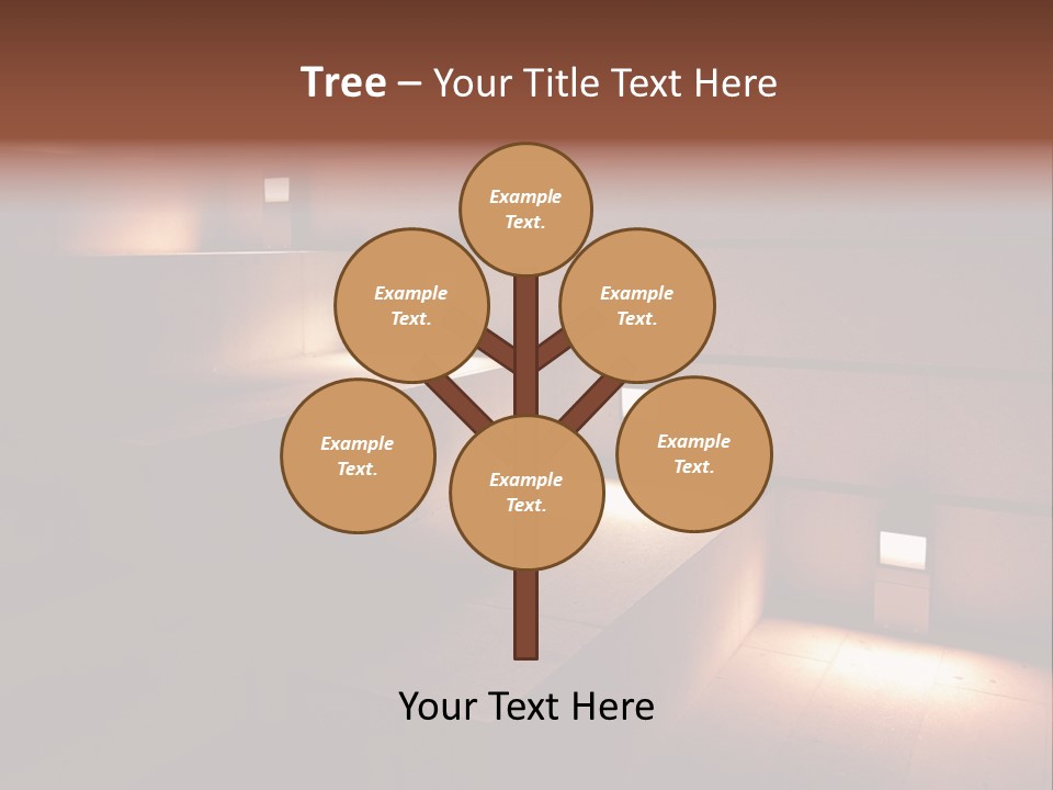 Construction Indoor Step PowerPoint Template