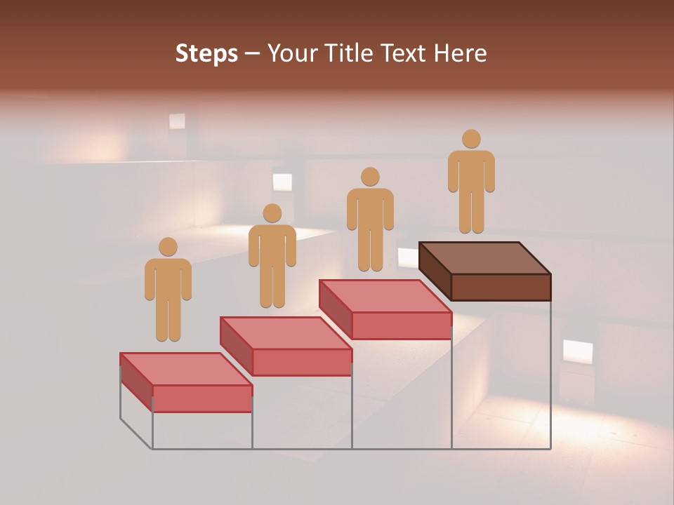 Construction Indoor Step PowerPoint Template