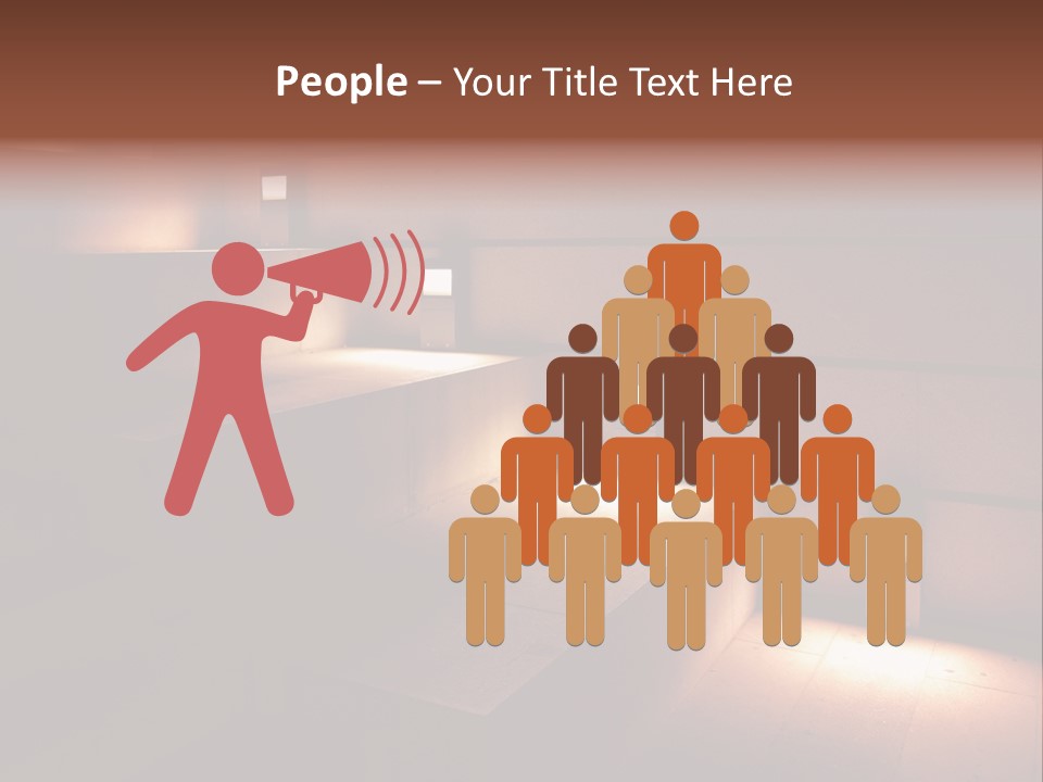 Construction Indoor Step PowerPoint Template