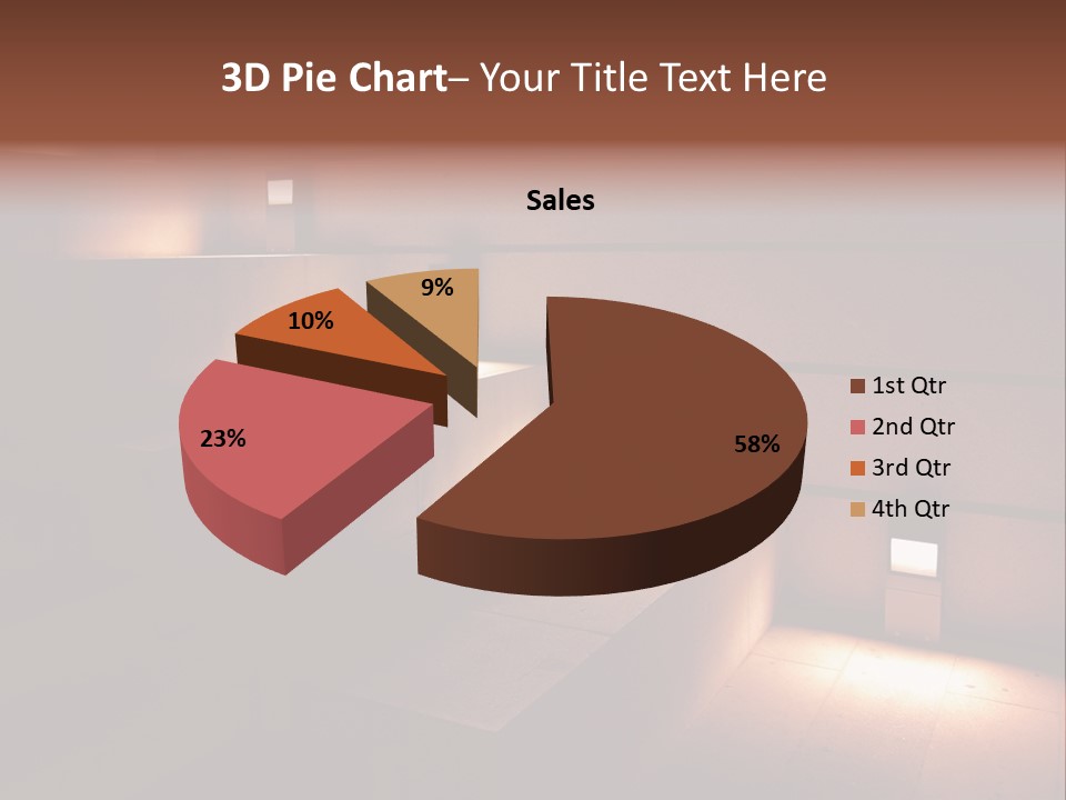 Construction Indoor Step PowerPoint Template