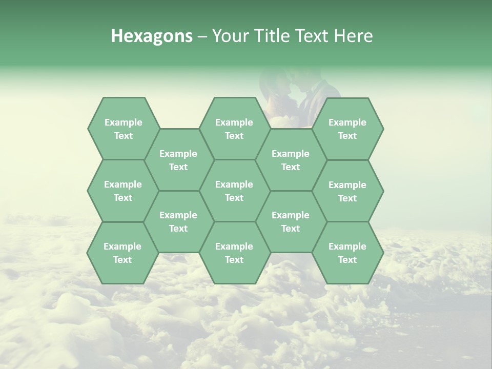 Wedding Waves Lines Young PowerPoint Template